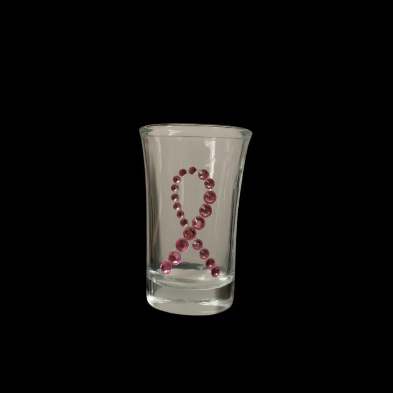 Breast Cancer Awareness Shot Glass